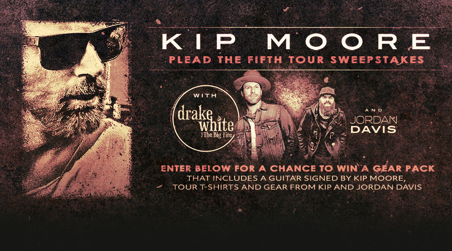 Kip Moore - Plead The Fifth Tour Sweepstakes